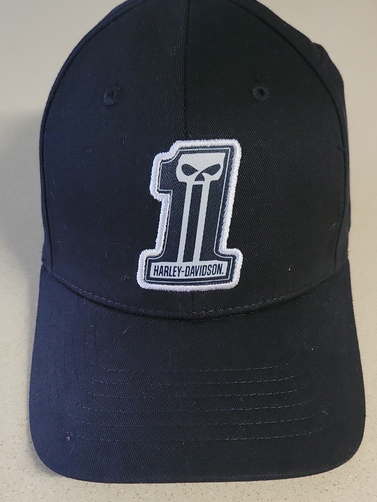 Harley-Davidson Other - Harley-Davidson Black and White Number 1 Logo Cap